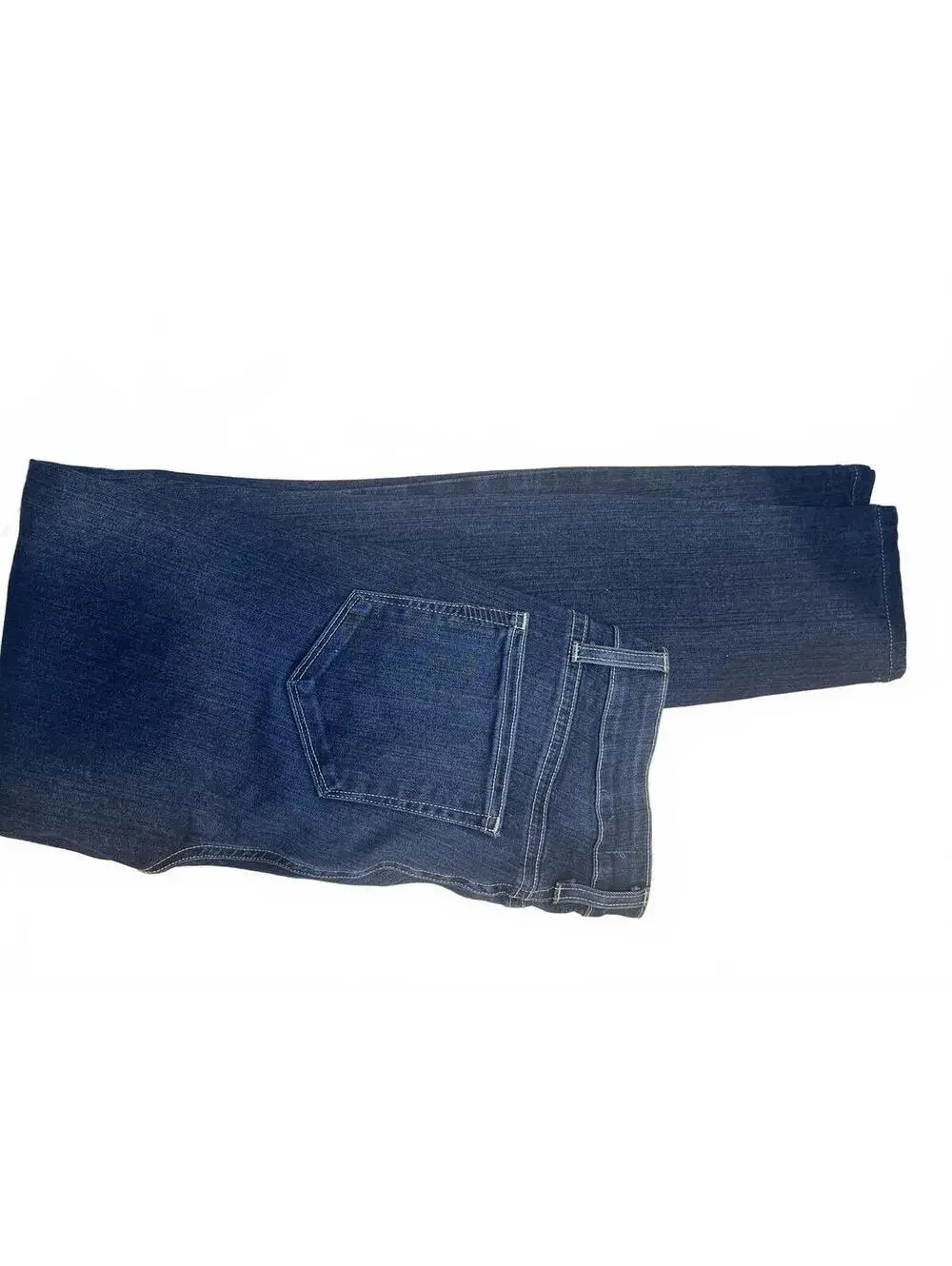 Paige Hoxton Ankle High Rise Skinny Stretch Jeans in Dark Blue Size 27 - Picture 11 of 14